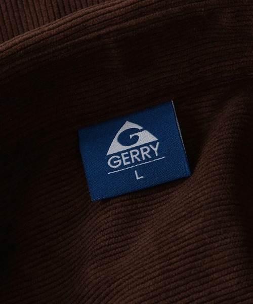 GERRY(ジェリー)の「GERRY (ジェリー) コーデュロイ 長袖 シャツ メンズ レディース ワンポイントロゴ 刺繍 羽織り(シャツ/ブラウス・メンズ・アイボリー/ブラウン/ダークグレー/マルチ・M/L/LL)」の6枚目の写真