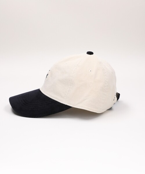 Right-on(ライトオン)の「BEVERY HILLS POLO CLUB コーデュロイキャップ(キャップ・レディース・ダークグレー/ホワイト系5・99)」の7枚目の写真