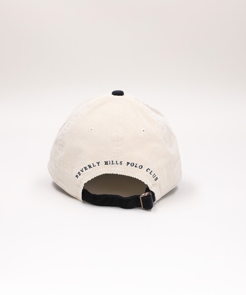 Right-on(ライトオン)の「BEVERY HILLS POLO CLUB コーデュロイキャップ(キャップ・レディース・ダークグレー/ホワイト系5・99)」の9枚目の写真