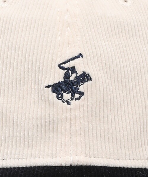 Right-on(ライトオン)の「BEVERY HILLS POLO CLUB コーデュロイキャップ(キャップ・レディース・ダークグレー/ホワイト系5・99)」の10枚目の写真