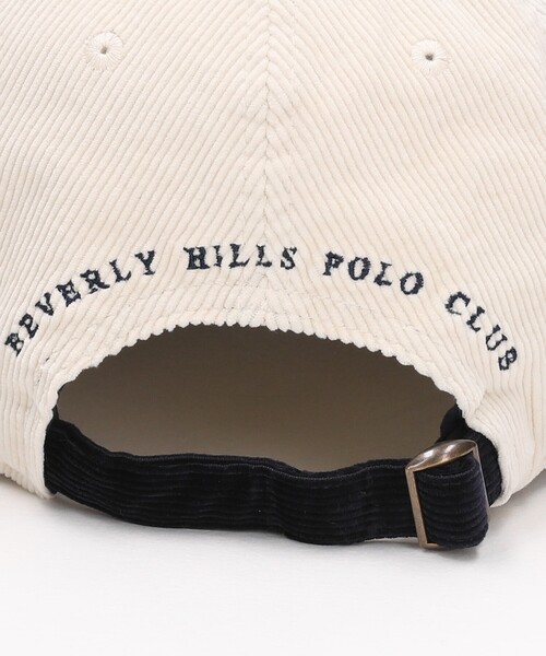 Right-on(ライトオン)の「BEVERY HILLS POLO CLUB コーデュロイキャップ(キャップ・レディース・ダークグレー/ホワイト系5・99)」の11枚目の写真