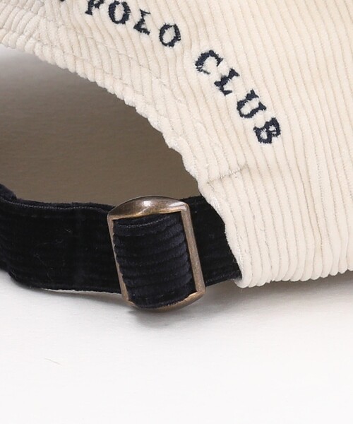 Right-on(ライトオン)の「BEVERY HILLS POLO CLUB コーデュロイキャップ(キャップ・レディース・ダークグレー/ホワイト系5・99)」の12枚目の写真