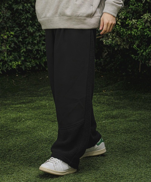 CAMBIO(カンビオ)の「mp15408- Boa Sweat Combo Pants スウェットパンツ(A74526cmb)(スウェットパンツ・メンズ・ブラック/チャコールグレー・L/M/S)」の4枚目の写真