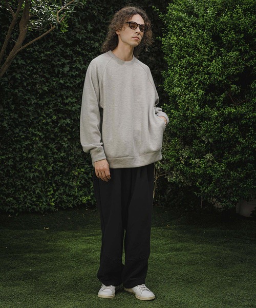 CAMBIO(カンビオ)の「mp15408- Boa Sweat Combo Pants スウェットパンツ(A74526cmb)(スウェットパンツ・メンズ・ブラック/チャコールグレー・L/M/S)」の9枚目の写真