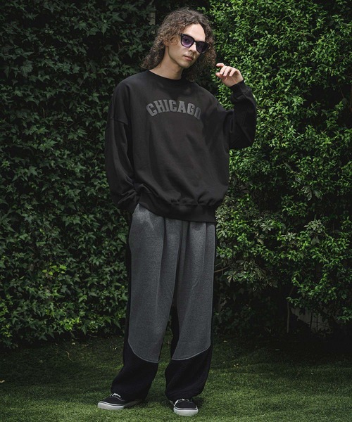 CAMBIO(カンビオ)の「mp15408- Boa Sweat Combo Pants スウェットパンツ(A74526cmb)(スウェットパンツ・メンズ・ブラック/チャコールグレー・L/M/S)」の15枚目の写真