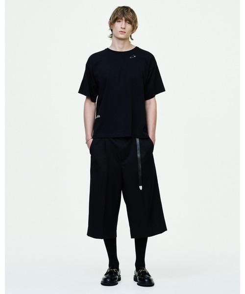FORSOMEONE(フォーサムワン)の「FORSOMEONE WOOL CROPPED TROUSER(その他パンツ・メンズ・ブラック・46/44/50/48)」の4枚目の写真