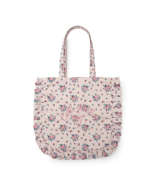 Cath Kidston(キャスキッドソン)の「フリルトートバッグ Garden Bouquet(トートバッグ・レディース・ピンク/サックスブルー・FREE)」の5枚目の写真