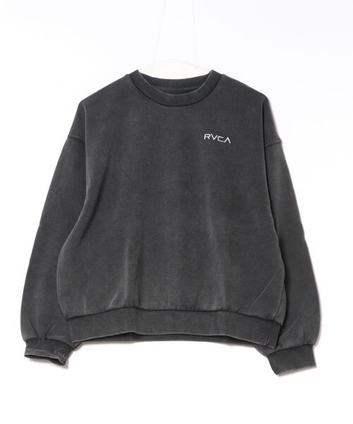 RVCA(ルーカ)の「RVCA ウィメンズ ALLARCH CR トレーナー 【2026年秋冬モデル】(スウェット・レディース・ブラック/ヘザーグレー/ブラック系その他2/ピンク系その他/ナチュラル・MEDIUM/SMALL)」の3枚目の写真