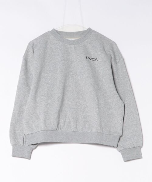 RVCA(ルーカ)の「RVCA ウィメンズ ALLARCH CR トレーナー 【2026年秋冬モデル】(スウェット・レディース・ブラック/ヘザーグレー/ブラック系その他2/ピンク系その他/ナチュラル・MEDIUM/SMALL)」の4枚目の写真