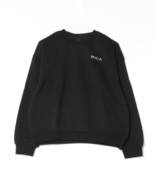 RVCA(ルーカ)の「RVCA ウィメンズ ALLARCH CR トレーナー 【2026年秋冬モデル】(スウェット・レディース・ブラック/ヘザーグレー/ブラック系その他2/ピンク系その他/ナチュラル・MEDIUM/SMALL)」の2枚目の写真
