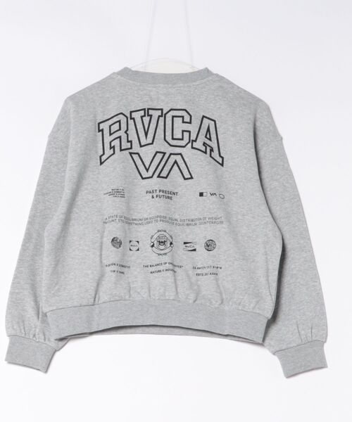 RVCA(ルーカ)の「RVCA ウィメンズ ALLARCH CR トレーナー 【2026年秋冬モデル】(スウェット・レディース・ブラック/ヘザーグレー/ブラック系その他2/ピンク系その他/ナチュラル・MEDIUM/SMALL)」の6枚目の写真