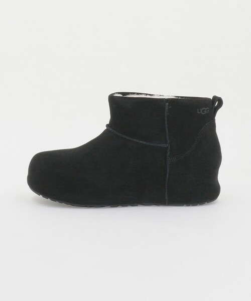 UGG(アグ)の「<UGG>CLASSIC MINI ENWRAP(ブーツ・レディース・ブラック/ブラウン系・5/6/8/7)」の1枚目の写真