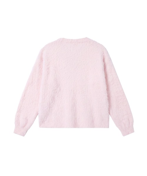 Rose Muse（ロゼミューズ）の「Shaggy oversized cardigan（カーディガン/ボレロ・レディース・ピンク/ホワイト/ブラウン/グレー・FREE）」の12枚目の写真