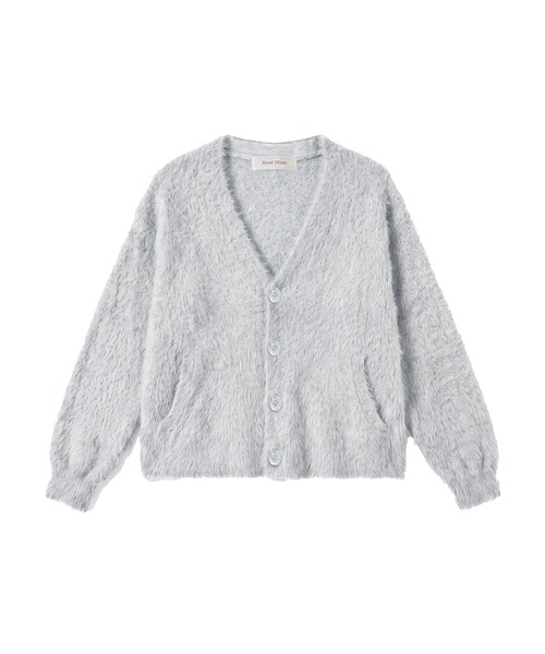 Rose Muse（ロゼミューズ）の「Shaggy oversized cardigan（カーディガン/ボレロ・レディース・ピンク/ホワイト/ブラウン/グレー・FREE）」の13枚目の写真