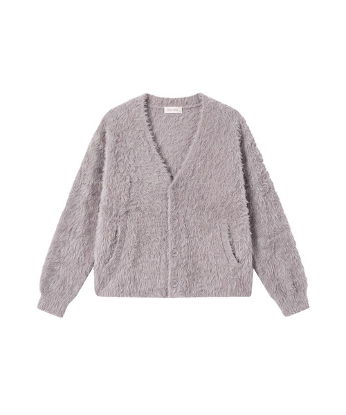Rose Muse（ロゼミューズ）の「Shaggy oversized cardigan（カーディガン/ボレロ・レディース・ピンク/ホワイト/ブラウン/グレー・FREE）」の15枚目の写真
