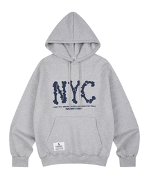 NYC スケルトンフーディー-メランジ