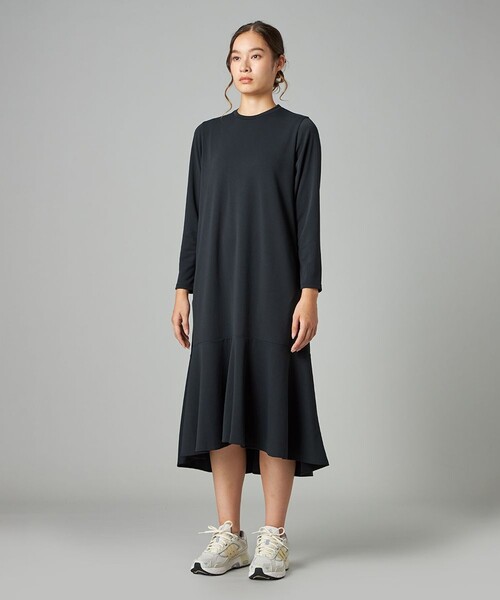 Chacott(チャコット)の「EasyCare+ soft フレアワンピース(ワンピース・レディース・ネイビー/ブラック・M/S)」の9枚目の写真