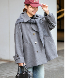 別注【TRADITIONAL WEATHERWEAR】MALTON PEA COAT MIDDLE
