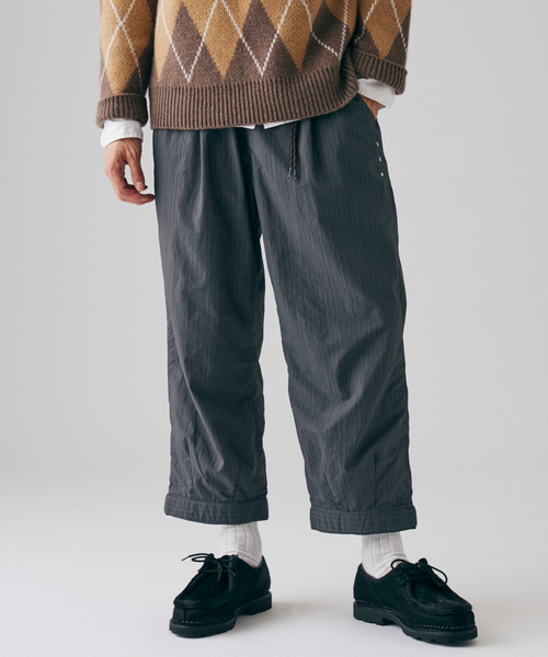 JOURNAL STANDARD（ジャーナルスタンダード）の「迷迭香 / マンネンロウ 別注 ナイロン プリント ハーベスト 9/10 パンツ（スラックス・メンズ・ネイビー/ブラック/グレー・2/3）」の19枚目の写真