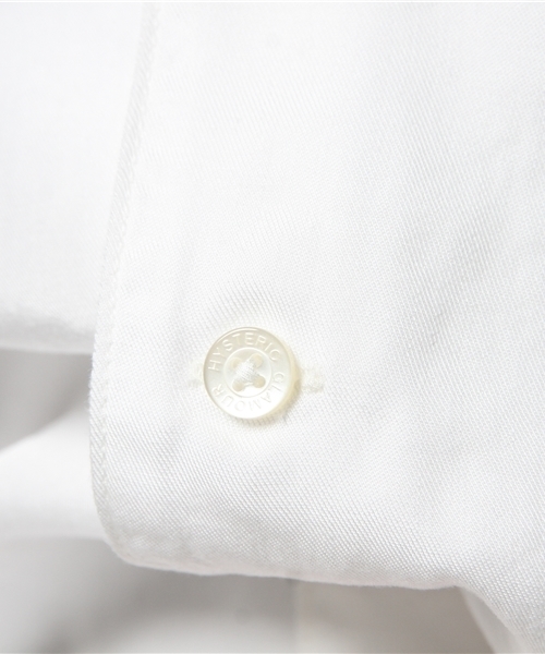 HYSTERIC GLAMOUR（ヒステリックグラマー）の「WITCHCRAFT ROCK刺繍 ボーリングSH（シャツ/ブラウス・メンズ・ホワイト/レッド系その他/ブラック・MEDIUM/LARGE/SMALL）」の15枚目の写真