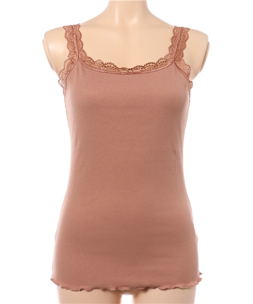 Heather（ヘザー）の「ランジェリーレースタンク  729812（タンクトップ・レディース・グレー/ブラック/ピンク系その他/オフホワイト・FREE）」の4枚目の写真