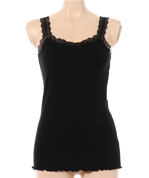 Heather（ヘザー）の「ランジェリーレースタンク  729812（タンクトップ・レディース・グレー/ブラック/ピンク系その他/オフホワイト・FREE）」の3枚目の写真