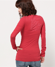 OLD BETTY'S（オールドベティーズ）の「ALOHA Bare Jersey Pocket T-shirts/ベアジャージーポケットTシャツ（Tシャツ/カットソー）」
