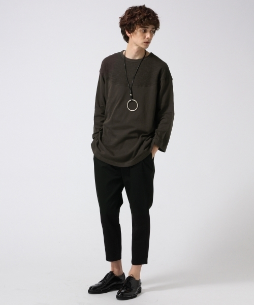 HARE（ハレ）の「ガーゼキュウシンカットソー(HARE)（Tシャツ/カットソー・メンズ・ブラック/グレー系その他/オフホワイト・SMALL/MEDIUM）」の6枚目の写真