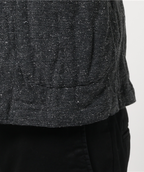 Ahe'hee（アヘヘ）の「Ahe'hee(アヘヘ)   別注ジャズネップ バーズアイ ジャケット（テーラードジャケット・メンズ・グレー/ブラック・MEDIUM/SMALL/LARGE/X-LARGE）」の8枚目の写真