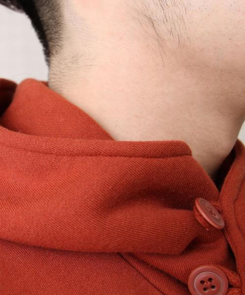 coen（コーエン）の「CVCスウェットボリュームネックパーカー（パーカー・メンズ・グレー/ベージュ/ダークグリーン/ネイビー/コバルトブルー/ダークオレンジ・LARGE/MEDIUM/SMALL/X-LARGE）」の15枚目の写真