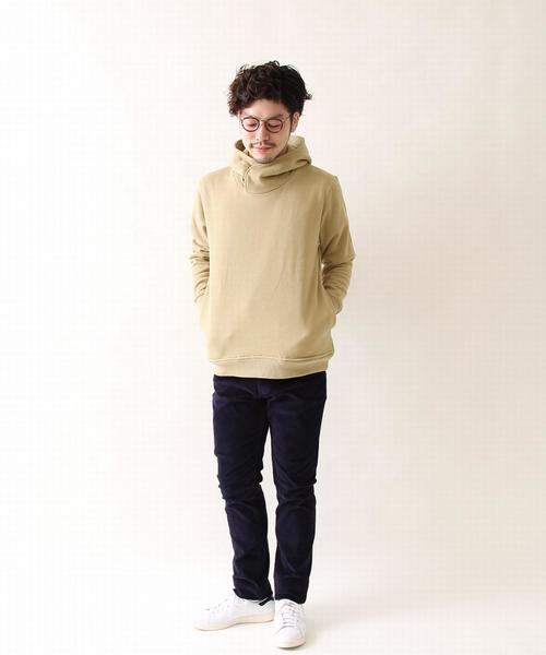 coen（コーエン）の「CVCスウェットボリュームネックパーカー（パーカー・メンズ・グレー/ベージュ/ダークグリーン/ネイビー/コバルトブルー/ダークオレンジ・LARGE/MEDIUM/SMALL/X-LARGE）」の7枚目の写真