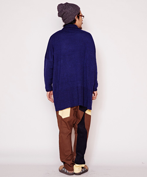 チャイハネ（チャイハネ）の「【チャイハネ】yul ミックスヤーンニットカーディガン（ユニセックス）（カーディガン/ボレロ・メンズ・ブルー/ベージュ/ブラック/カーキ/マスタード/ホワイト・FREE）」の21枚目の写真