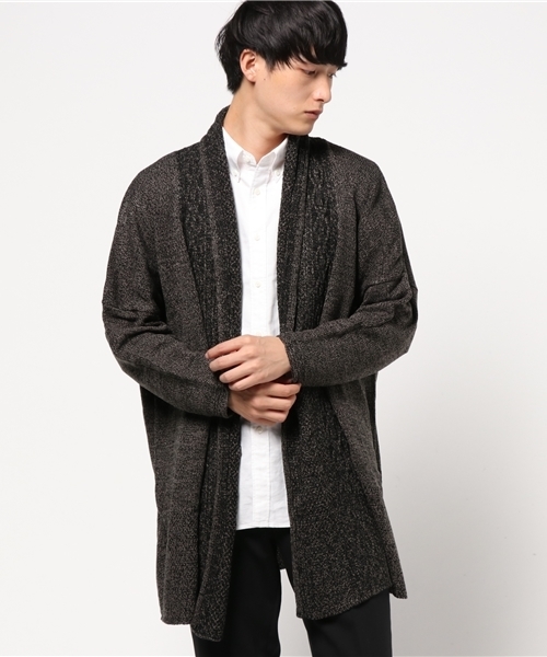 チャイハネ（チャイハネ）の「【チャイハネ】yul ミックスヤーンニットカーディガン（ユニセックス）（カーディガン/ボレロ・メンズ・ブルー/ベージュ/ブラック/カーキ/マスタード/ホワイト・FREE）」の22枚目の写真