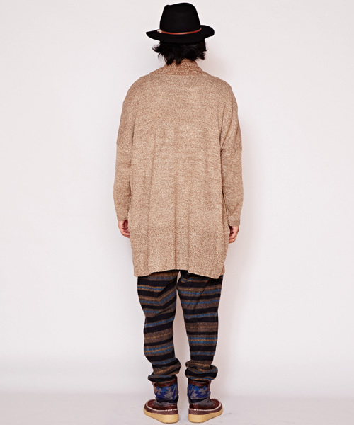 チャイハネ（チャイハネ）の「【チャイハネ】yul ミックスヤーンニットカーディガン（ユニセックス）（カーディガン/ボレロ・メンズ・ブルー/ベージュ/ブラック/カーキ/マスタード/ホワイト・FREE）」の16枚目の写真