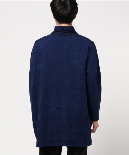 チャイハネ（チャイハネ）の「【チャイハネ】yul ミックスヤーンニットカーディガン（ユニセックス）（カーディガン/ボレロ・メンズ・ブルー/ベージュ/ブラック/カーキ/マスタード/ホワイト・FREE）」の7枚目の写真