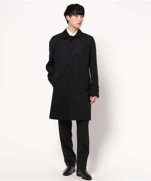 100年コート（ヒャクネンコート）の「＜100年コート＞バルマカーンコート（ステンカラーコート・メンズ・ベージュ/ネイビー/ブラック・LL/M/L）」の4枚目の写真