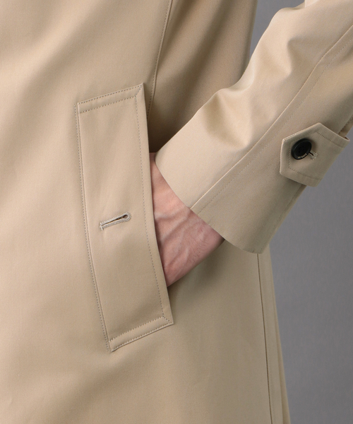 100年コート（ヒャクネンコート）の「＜100年コート＞バルマカーンコート（ステンカラーコート・メンズ・ベージュ/ネイビー/ブラック・LL/M/L）」の21枚目の写真