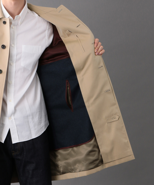 100年コート（ヒャクネンコート）の「＜100年コート＞バルマカーンコート（ステンカラーコート・メンズ・ベージュ/ネイビー/ブラック・LL/M/L）」の17枚目の写真