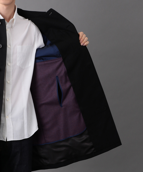 100年コート（ヒャクネンコート）の「＜100年コート＞バルマカーンコート（ステンカラーコート・メンズ・ベージュ/ネイビー/ブラック・LL/M/L）」の16枚目の写真