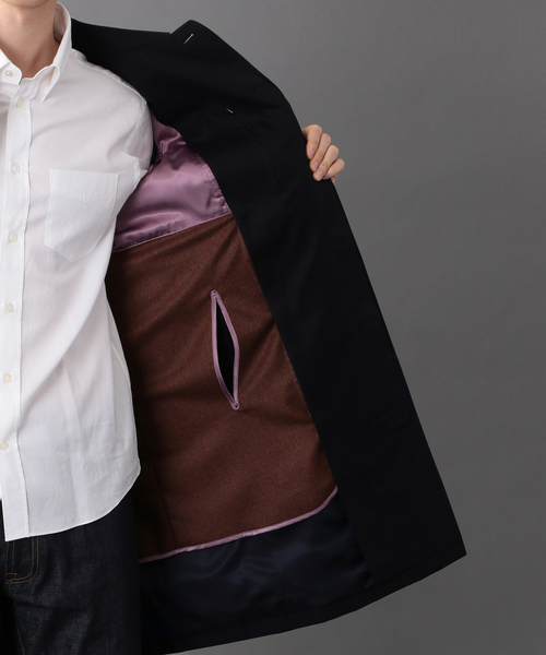 100年コート（ヒャクネンコート）の「＜100年コート＞バルマカーンコート（ステンカラーコート・メンズ・ベージュ/ネイビー/ブラック・LL/M/L）」の15枚目の写真