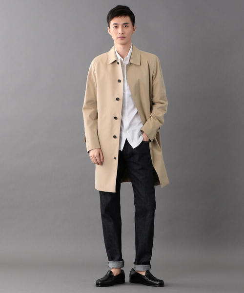 100年コート（ヒャクネンコート）の「＜100年コート＞バルマカーンコート（ステンカラーコート・メンズ・ベージュ/ネイビー/ブラック・LL/M/L）」の13枚目の写真