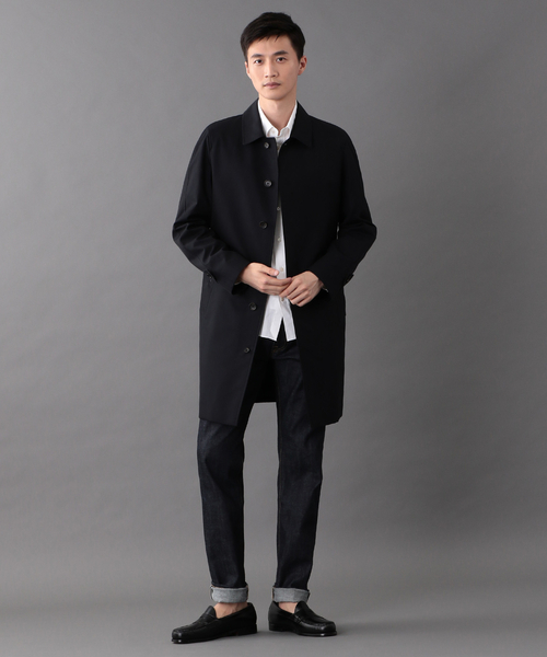 100年コート（ヒャクネンコート）の「＜100年コート＞バルマカーンコート（ステンカラーコート・メンズ・ベージュ/ネイビー/ブラック・LL/M/L）」の11枚目の写真