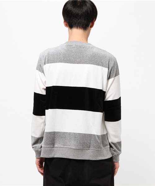 SHIPS JET BLUE（シップスジェットブルー）の「SHIPS JET BLUE: ベロアクルーネックカットソー（Tシャツ/カットソー・メンズ・ダークグレー/ネイビー/ブラック/ブルー・SMALL/MEDIUM/LARGE）」の11枚目の写真