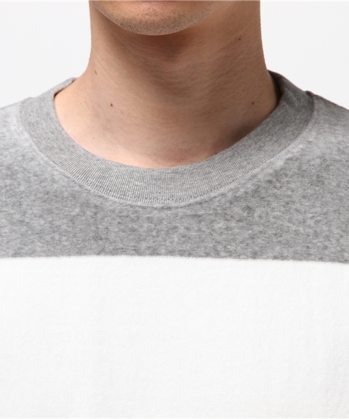 SHIPS JET BLUE（シップスジェットブルー）の「SHIPS JET BLUE: ベロアクルーネックカットソー（Tシャツ/カットソー・メンズ・ダークグレー/ネイビー/ブラック/ブルー・SMALL/MEDIUM/LARGE）」の5枚目の写真