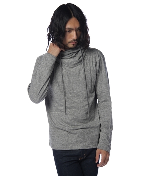 BEAMS（ビームス）の「BEAMS / ダブルフェイスプルオーバーパーカ（パーカー・メンズ・ライトグレー/ブラック/ブルー・MEDIUM/LARGE）」の3枚目の写真