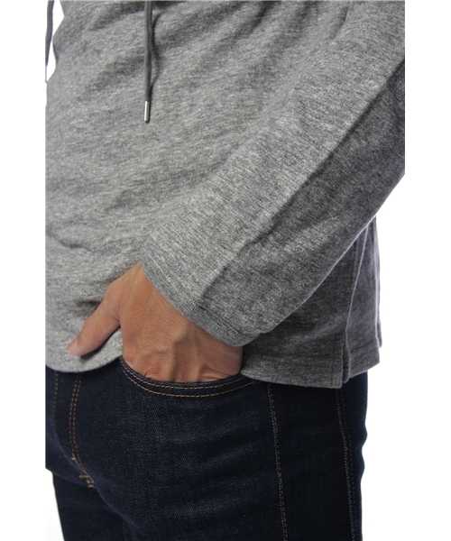 BEAMS（ビームス）の「BEAMS / ダブルフェイスプルオーバーパーカ（パーカー・メンズ・ライトグレー/ブラック/ブルー・MEDIUM/LARGE）」の5枚目の写真