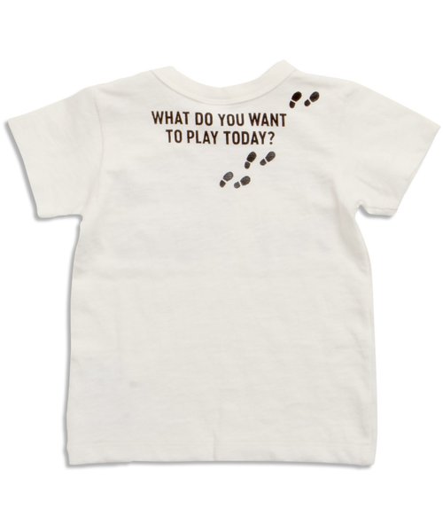 BREEZE（ブリーズ）の「リンクコーデコドモTシャツ（Tシャツ/カットソー・キッズ・アイボリー・80/140/100/120/95/90/110/130）」の3枚目の写真