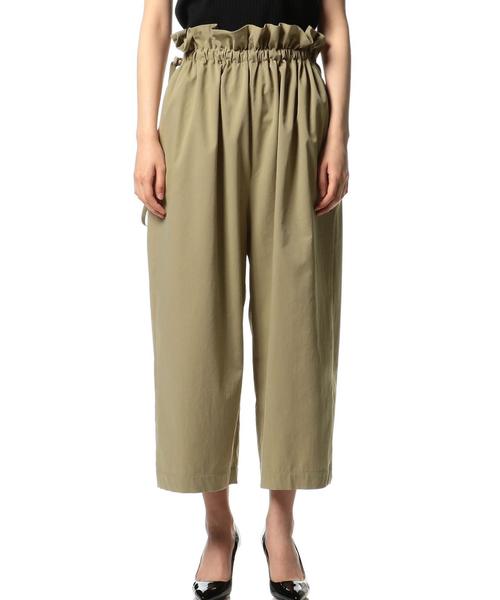 ASTRAET（アストラット）の「ASTRAET（アストラット）ドローストリング ギャザー パンツ ◆（その他パンツ・レディース・ブラック/ベージュ・1/0）」の12枚目の写真