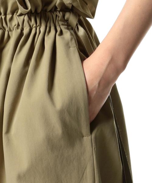 ASTRAET（アストラット）の「ASTRAET（アストラット）ドローストリング ギャザー パンツ ◆（その他パンツ・レディース・ブラック/ベージュ・1/0）」の8枚目の写真