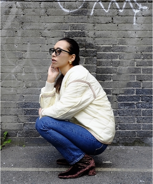 TODAYFUL（トゥデイフル）の「ヴェルヴェットソックスブーツ（ブーツ・レディース・ベージュ/ダークブラウン・38inch/37inch/36inch）」の11枚目の写真